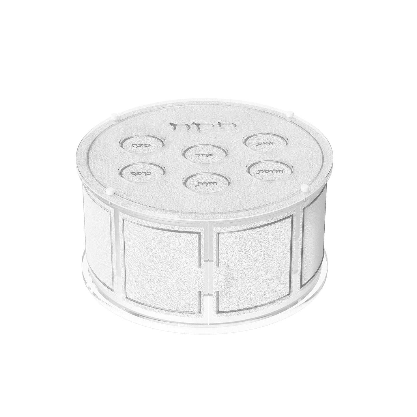 TIERED LEATHERITE KEARAH - SILVER