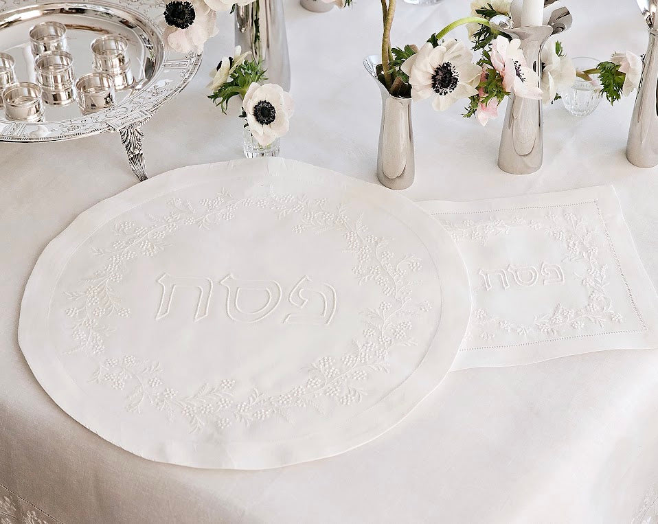 MIMOSA BORDER PESACH SET