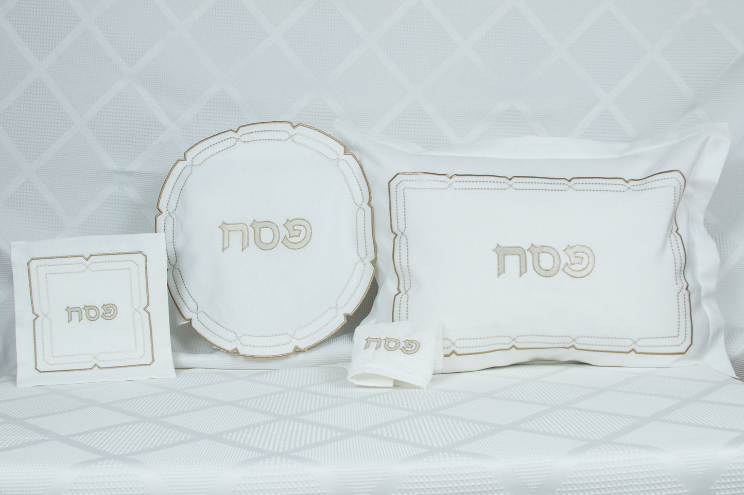 RCS LASER EMBROIDERED PESACH SET