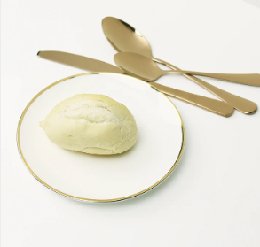Narrow Gold Rim Bread and Butter Plate-Set of 4