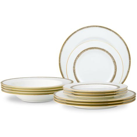 Noritake Haku 12-Piece Set, Service for 4